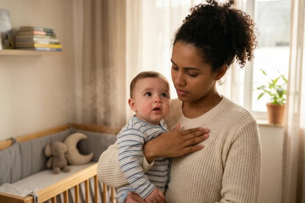 Chiado no Peito em Bebê Resfriado ou Bronquiolite
